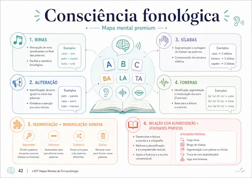 Mapa mental de consciência fonológica
